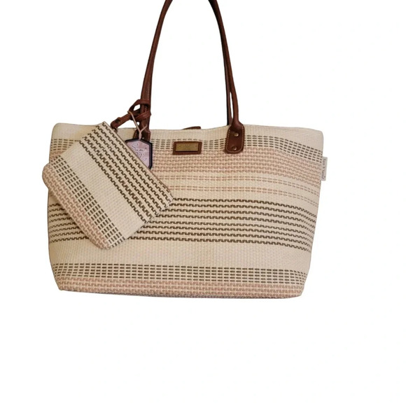 Jayla straw bag with wallet - Picture 3 of 8